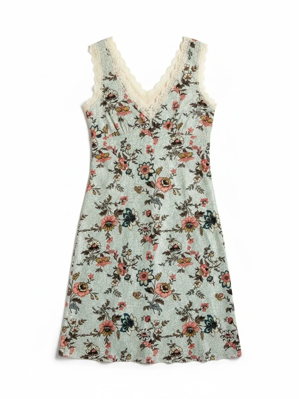 Free People Floral Velvet Dress - sz Small